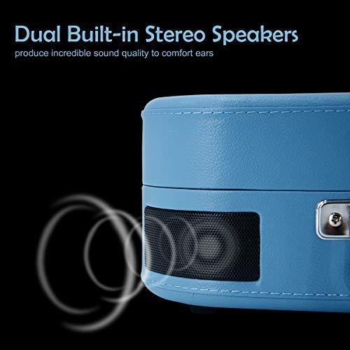 LP&No.1 Bluetooth Record Player with USB Play and Recording - JOY2ESpree