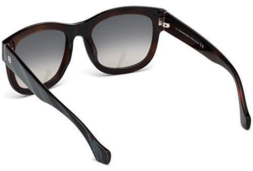 Sunglasses BALENCIAGA BA 0069 65B Horn/other / Gradient Smoke