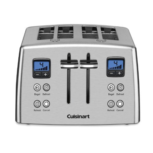 Cuisinart CPT-435 Countdown 4-Slice Stainless Steel Toaster - JOY2ESpree