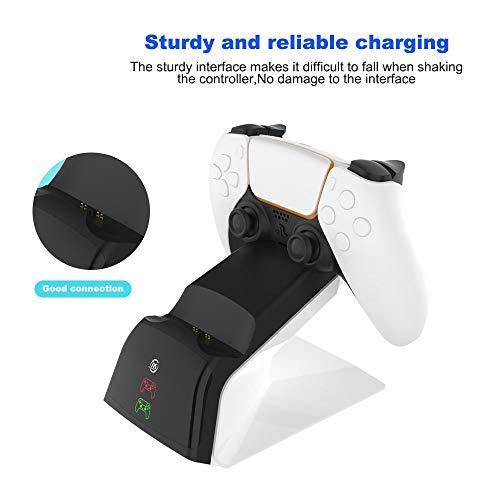 PS5 Controller Super Fast Charger Station(within 1.5hour),with 5V/2A power source,LED Indicator,for Playstation 5. - JOY2ESpree