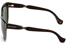 
                        
                          Muat gambar ke penampil Galeri, Sunglasses Balenciaga BA 0051 52N dark havana / green
                        
                      