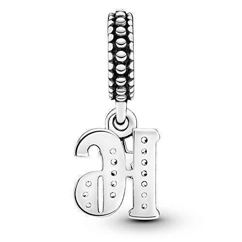 Pandora Jewelry 16 Years of Love Cubic Zirconia Charm in Sterling Silver - JOY2ESpree