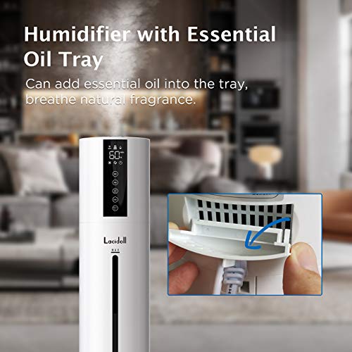 LACIDOLL 8L Humidifiers for Home& Large Room Top Fill Cool Mist for Bedroom&Whole House - JOY2ESpree