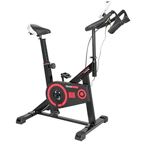 Indoor Exercise Bike with LED Display, Stationary Bicycle for Cardio Fitness, Home Upright Cycling Bike - JOY2ESpree