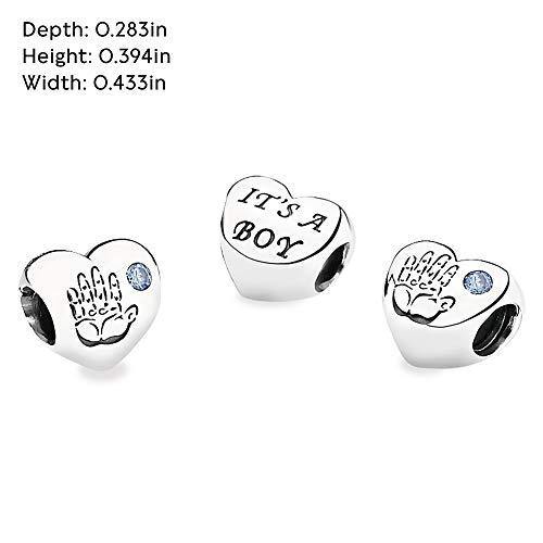 Pandora Jewelry Baby Boy Cubic Zirconia Charm in Sterling Silver - JOY2ESpree