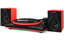 
                        
                          Muat gambar ke penampil Galeri, Gemini Sound TT-900 Series Stereo Belt Drive Turntable Sound System Set, 3 Speed Vinyl Record Bluetooth Player with Dual 50W Watts Speakers, Black/Red - JOY2ESpree
                        
                      