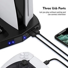 
                        
                          Load image into Gallery viewer, Vertical Stand with Cooling Fan for Playstation 5 and PS5 Digital Edition - JOY2ESpree
                        
                      