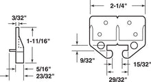 
                        
                          將圖片載入圖庫檢視器 Prime-Line Products R 7084 Drawer Track Guide and Glides,(Pack of 2),Brown
                        
                      
