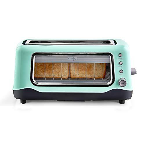 Dash Clear View Toaster: Extra Wide Slot Toaster with Stainless Steel Accents + See Through Window - JOY2ESpree