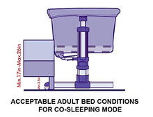 
                        
                          画像をギャラリービューアに読み込む, Mika Micky Bedside Sleeper Bedside Crib Easy Folding Portable Crib,Grey
                        
                      