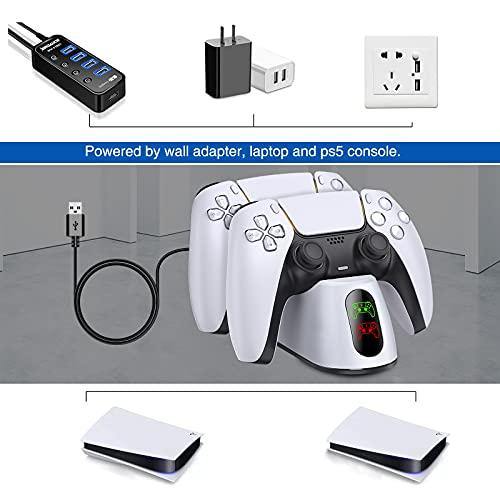 Vinywill PS5 Controller Charger Station Compatible with Playstation 5 DualSense Controller - JOY2ESpree
