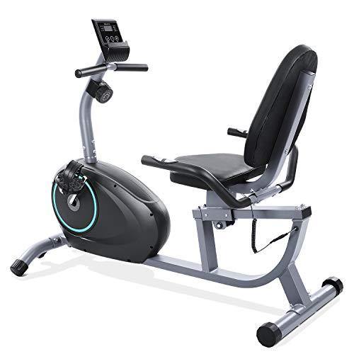 MARNUR Recumbent Exercise Bike Indoor Cycling Stationary Magnetic Home - JOY2ESpree