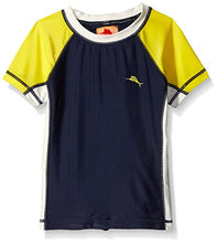 
                        
                          画像をギャラリービューアに読み込む, Tommy Bahama Boys' Color Block Short Sleeve Swim Rashguard
                        
                      