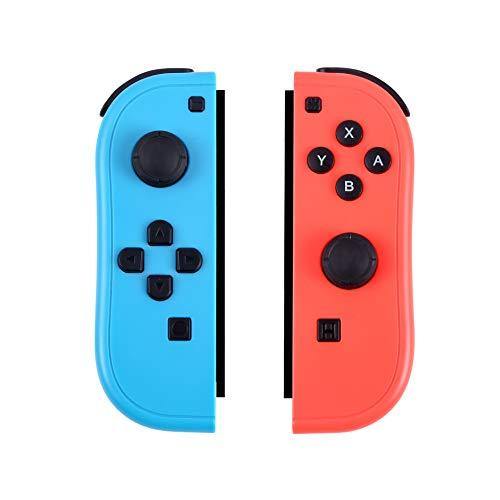 Joy-Pad Controller Compatible with Switch Joy-Con (L/R) - Blue and red, with Wristband - JOY2ESpree