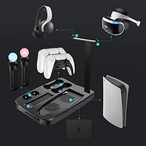 UeeVii PS5 Stand Station for PS5 Console/Digital Edition/UHD - JOY2ESpree