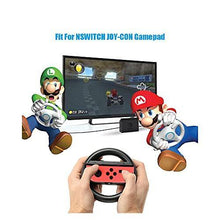 
                        
                          Load image into Gallery viewer, 2 Pack Racing Steering Wheel Games Steering Wheels, Compatible for Nintendo Switch Joy Con Mario Kart - JOY2ESpree
                        
                      