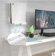 
                        
                          Load image into Gallery viewer, PlayStation 5 Wall Mount Bracket/Rack/Holder for PS5, Wall Mounting White Stand for PlayStation 5 Console - JOY2ESpree
                        
                      