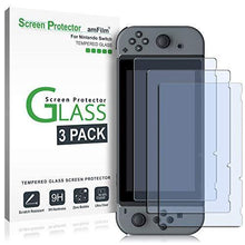 
                        
                          Load image into Gallery viewer, amFilm Tempered Glass Screen Protector for Nintendo Switch 2017 (3-Pack) - JOY2ESpree
                        
                      