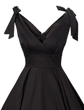 
                        
                          Muat gambar ke penampil Galeri, GownTown Women's 1950s V-Neck Bowknot Swing Cocktail Dress
                        
                      