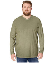 
                        
                          Muat gambar ke penampil Galeri, Tommy Bahama Big &amp; Tall Cirrus Coast V-Neck Long Sleeve T-Shirt Palm Moss XLT
                        
                      