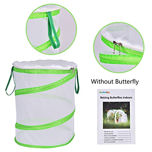 FUN LITTLE TOYS Butterfly Cage Set Butterfly Habitat Butterfly Garden Kit Butterfly Garden Butterfly Farm Without Butterfly - JOY2ESpree