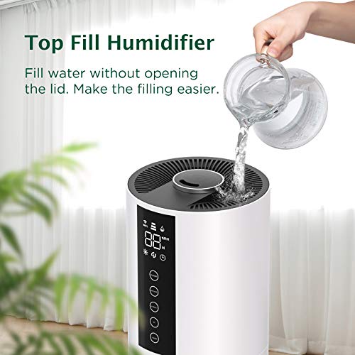 LACIDOLL 8L Humidifiers for Home& Large Room Top Fill Cool Mist for Bedroom&Whole House - JOY2ESpree