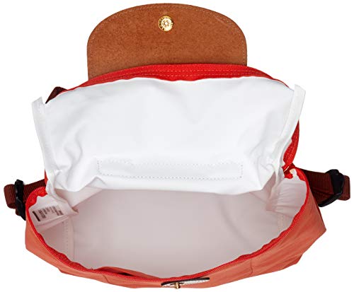 Longchamp 'Le Pliage' Nylon and Leather Club Women's Backpack, Chalk