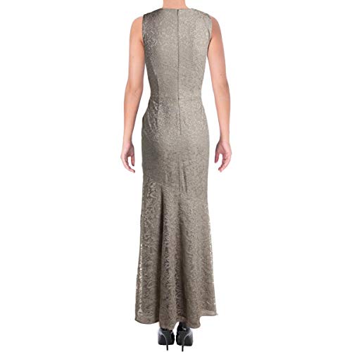 LAUREN RALPH LAUREN Jiliana Women's Embroidered Mesh Metallic Gown