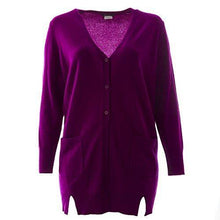 
                        
                          Cargar imagen en el visor de la galería, Marina Rinaldi Women's Musica Tunic Cardigan Plum - JOY2ESpree
                        
                      