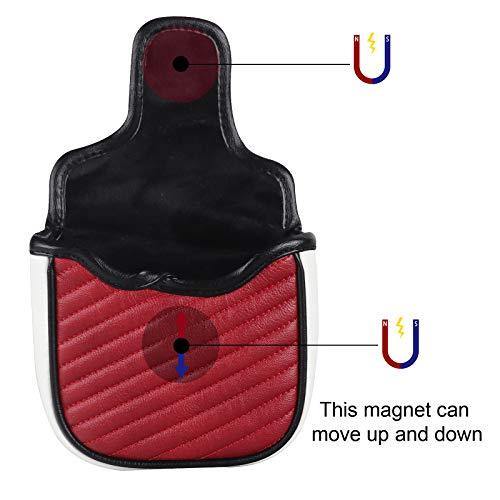 mytag Golf Heel Shafted Mallet Putter Headcover Strong Magnetic Closure - JOY2ESpree