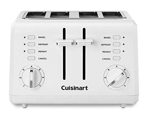 Cuisinart CPT-142FR Compact 4-Slice Toaster, White (Renewed) - JOY2ESpree
