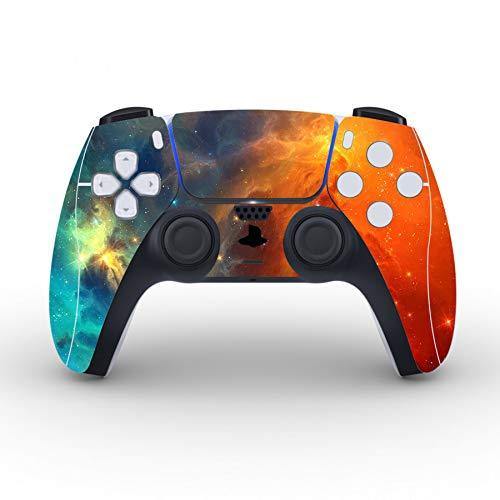 PlayVital Orange Star Universe Full Set Skin Decal for PS5 Console Disk Edition - JOY2ESpree