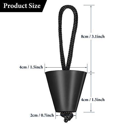 12 Packs Universal Kayak Scupper Plug Kit for Native Kayaks Hobie Kayaks Wilderness Systems Kayaks Perception Kayaks and More