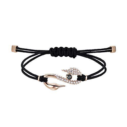SWAROVSKI Women's Power Collection S Hook Swan Cord Band Crystal Bracelet Collection - JOY2ESpree