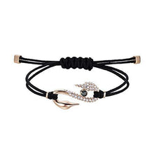 
                        
                          Load image into Gallery viewer, SWAROVSKI Women's Power Collection S Hook Swan Cord Band Crystal Bracelet Collection - JOY2ESpree
                        
                      