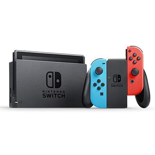 Newest Nintendo Switch 32GB Console with Neon Blue and Neon Red Joy-Con - JOY2ESpree