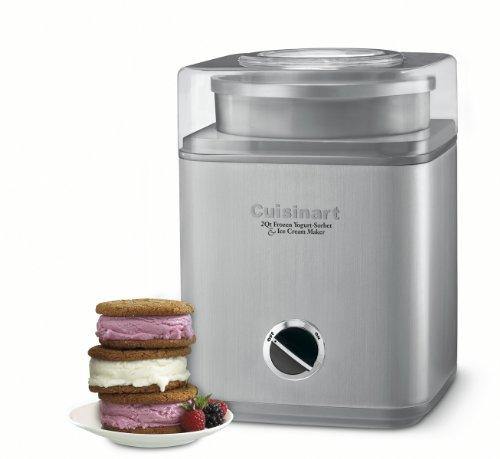 Cuisinart ICE-30BC Pure Indulgence 2-Quart Automatic Frozen Yogurt, Sorbet, and Ice Cream Maker - Silver (ICE-30BCP1) - JOY2ESpree
