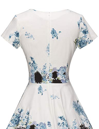 GownTown Women's 1950's Vintage Rockabilly Swing Stretchy Dress