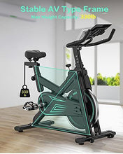
                        
                          將圖片載入圖庫檢視器 Indoor Cycling Bike Stationary - Exercise Bike for Home Cardio Workout with Comfortable Seat Cushion &amp; Silent Belt Drive &amp; Pad Holder - JOY2ESpree
                        
                      