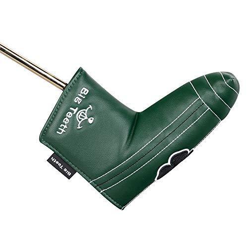 Big Teeth Golf Blade Putter Cover Headcover Club Protector Magnetic Bar Closure for Scotty Cameron Taylormade Odyssey - JOY2ESpree