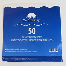 
                        
                          Cargar imagen en el visor de la galería, 50 Vinyl Record Inner Sleeves-12" Anti-Static Semi Transparent Rounded Bottom Plastic | Protect and Preserve LPs - JOY2ESpree
                        
                      