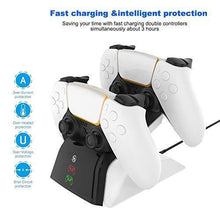 
                        
                          Load image into Gallery viewer, PS5 Controller Super Fast Charger Station(within 1.5hour),with 5V/2A power source,LED Indicator,for Playstation 5. - JOY2ESpree
                        
                      