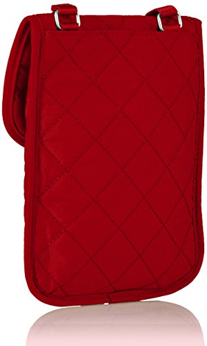 Baggallini Women's RFID Passport Crossbody, red/Navy, One Size
