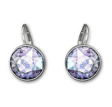
                        
                          Muat gambar ke penampil Galeri, Swarovski Tanzanite Moonlight Crystal BELLA Pierced Drop Earrings Rhodium #5030703 - JOY2ESpree
                        
                      