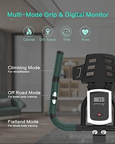Indoor Cycling Bike Stationary - Exercise Bike for Home Cardio Workout with Comfortable Seat Cushion & Silent Belt Drive & Pad Holder - JOY2ESpree