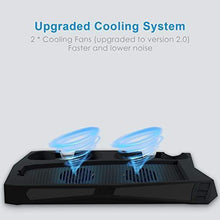 
                        
                          Load image into Gallery viewer, ANBIC PS5 Cooling Station, PS5 Controller Charging Station Vertical Charger Stand with Cooling Fan and USB Extra Ports - JOY2ESpree
                        
                      