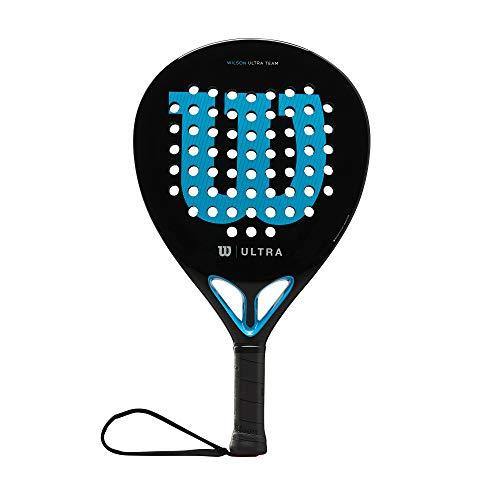 Wilson Ultra Team V2 Padel Racket, Fibreglass/EVA, 366 g, Black/Blue, WR067011U2 - JOY2ESpree