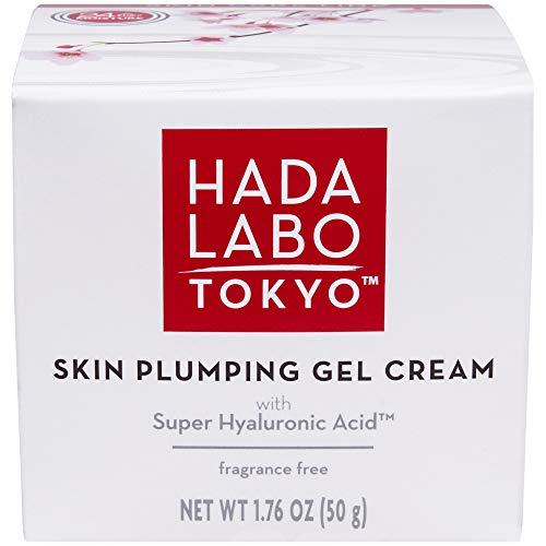 Hada Labo Tokyo Skin Plumping Gel Cream 1.76 Fl Oz - with Super Hyaluronic Acid & Collagen