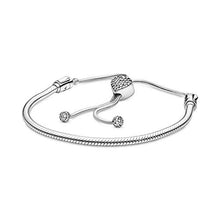 
                        
                          Muat gambar ke penampil Galeri, PANDORA Moments Heart Clasp Slider Bracelet, - JOY2ESpree
                        
                      