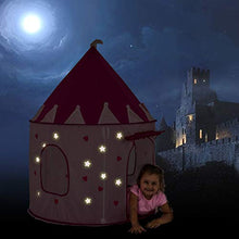 
                        
                          將圖片載入圖庫檢視器 Foxprint Princess Castle Play Tent With Glow In The Dark Stars
                        
                      